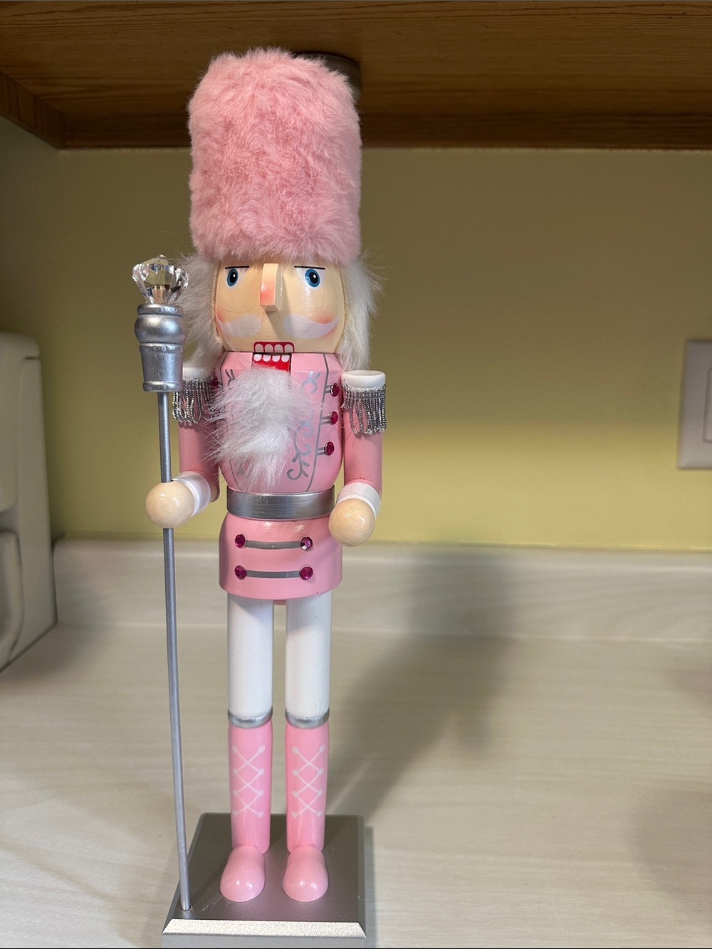 Pink Nutcracker Soldier Decorative Figurine - Home Accents
